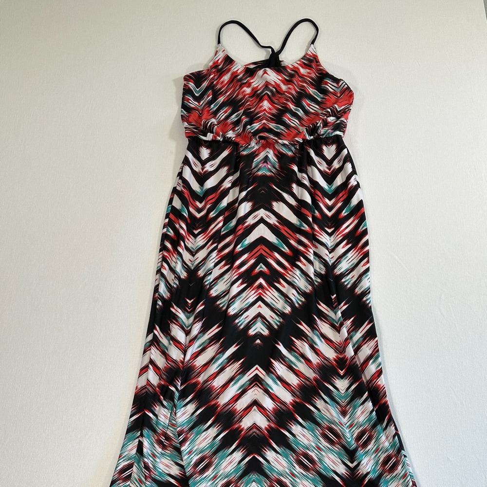 Bailey Blue Womens Sundress Tie Dye Pattern Size L Dress